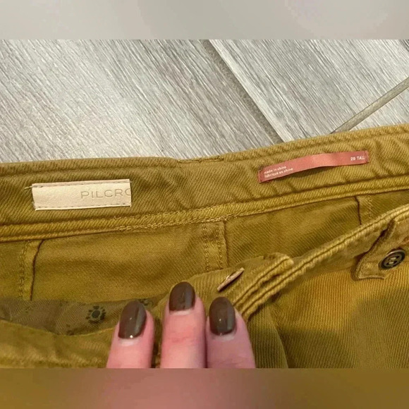 Anthropologie Pilcro Low-Rise Column Wide Leg Pants Size 29 TALL - Picture 7 of 9